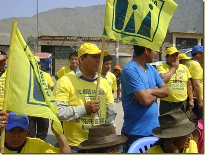 militantes del partido la familia del comité provincial de la familia de huarochirí