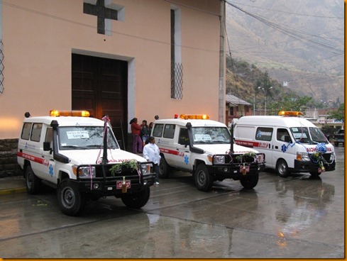 ambulancias destinadas para huarochirí