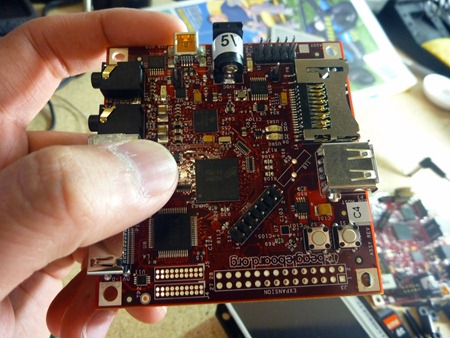 Handheld unsoldered beagleboard