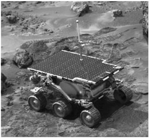  End of day image of the rover.