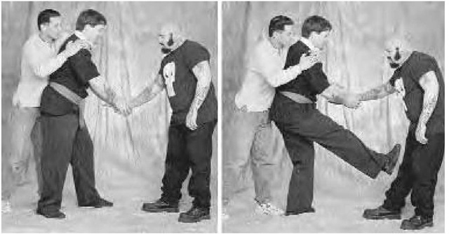 Grand Master Rich Mooney demonstrates various defensive moves from Southern Shaolin Tiger Crane Fist, 2001.