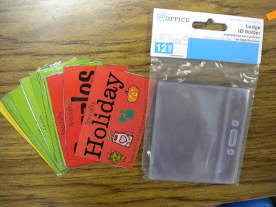 First I went through ALL my 1000+ classroom books and labeled and categorized them! (that process will be another post!). Here are the book labels I created