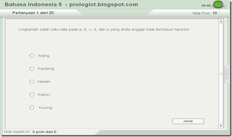 CPNS Bhasa indonesia 5 prologic