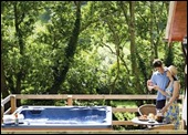 Private Hot Tubs with Some Log Cabins