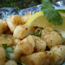 Fried Scallops for Four