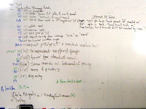 Our whiteboard