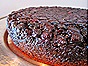 Blueberry Gingerbread Upside-Down Cake