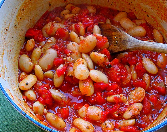 Butter Beans with Tomatoes & Herbs