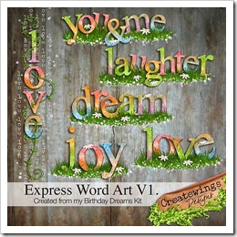birthday wordart