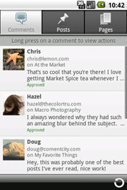Wordpress fo Android