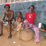  &ndash; James arrives at the Bridge Families' home to give the gift of education to Adama ...only to find Gladys very ill. January 16, 2008.......© 2008 NHA Photo