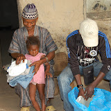  &ndash; James distributing the clothing, toothpaste, toothbrushes, goodies. .....© 2008 NHA photos