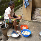  &ndash; Kadijah preparing meal (James Mansaray, photographer)