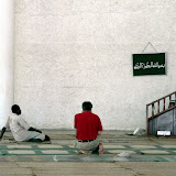  &ndash; Fr. Seraphim at Central Mosque (picture taken by James Mansaray)