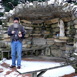  &ndash; Our Lady of Nazareth Grotto, Winter 2006 (Fr. Seraphim at the Grotto)...(C) Grace Church 2008