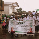  &ndash; SLPP Presidential Election Campaign Rally, Freetown Sierra Leone...August 2007.....Held during VERY heavy rains.....© 2007NHA photographs/JBM