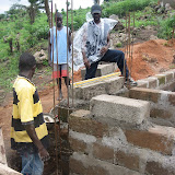  &ndash; (1 August 2007)_construction of the Nazareth House Kabala School, Kabala Sierra Leone ...© 2007 NHA photos, J Mansaray