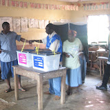  &ndash; Ballot Boxes: Election Day 11 August 2007, Freetown, Sierra Leone.... © 2007NHA photographs/JBM