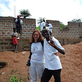  &ndash; James and Vicki at the Kabala School sight -- Sept 2007.......© 2007 NHA photos