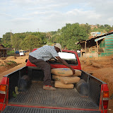  &ndash; © 2008 Nazareth House Media Photos, June 2008...The truck is loaded and sent on to Kabala with materials for school building.