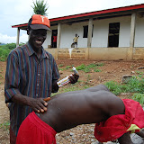  &ndash; © 2008 Nazareth House Media Photos, June 2008...Rubbing pain rub on sore back muscles