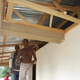  &ndash; Joseph the carpenter, (bare feet and all) hard at work at the NHA Kabala School as of July 19, 2008...2008 Nazareth House Media Photos, July 2008