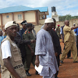  &ndash; James (part of the Media Press) walks towards the gathering .....© 2008 Nazareth House Media; all rights reserved