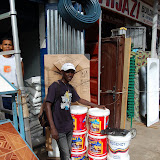  &ndash; August 1st, James buys paint for school in Freetown...© 2008 Nazareth House Media