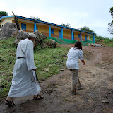  &ndash; Vicki is a bit wobbly, suffering some dizziness from the malaria preventative.....© 2008 September Nazareth House Apostolate Media, James B. Mansaray: photographer