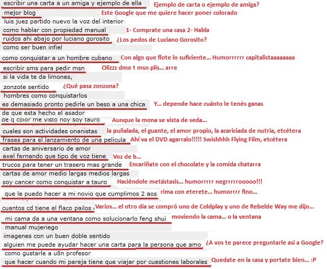 Búsquedas Locas 30 y maneras raras de llegar a Google