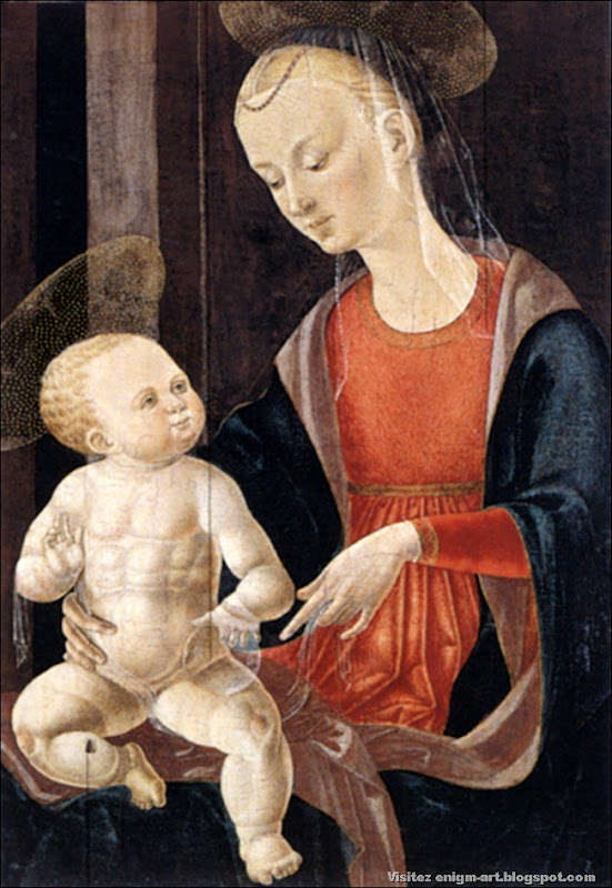 Peintre Italien, Vierge à l’ enfant, XVIème  siècle