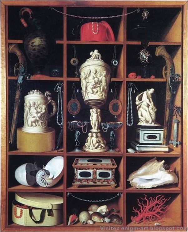 Georg Haintz, Cabinet de curiosité, 1666 Georg Haintz, Cabinet de curiosité, 1666