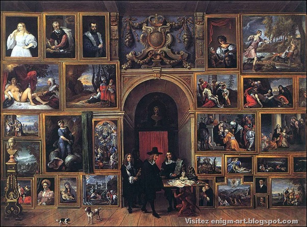 David Tenier, Archiduc Leopold Wilhelm d’Autriche dans sa galerie, 1651 David Tenier, Archiduc Leopold Wilhelm d’Autriche dans sa galerie, 1651