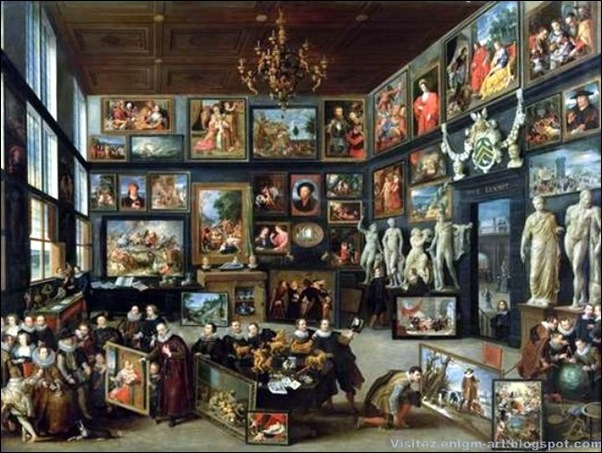 Willem van Haecht, cabinet d’amateur de Cornelis van der Geest lors de la Visite des Archiducs, 1628 Willem van Haecht, cabinet d’amateur de Cornelis van der Geest lors de la Visite des Archiducs, 1628