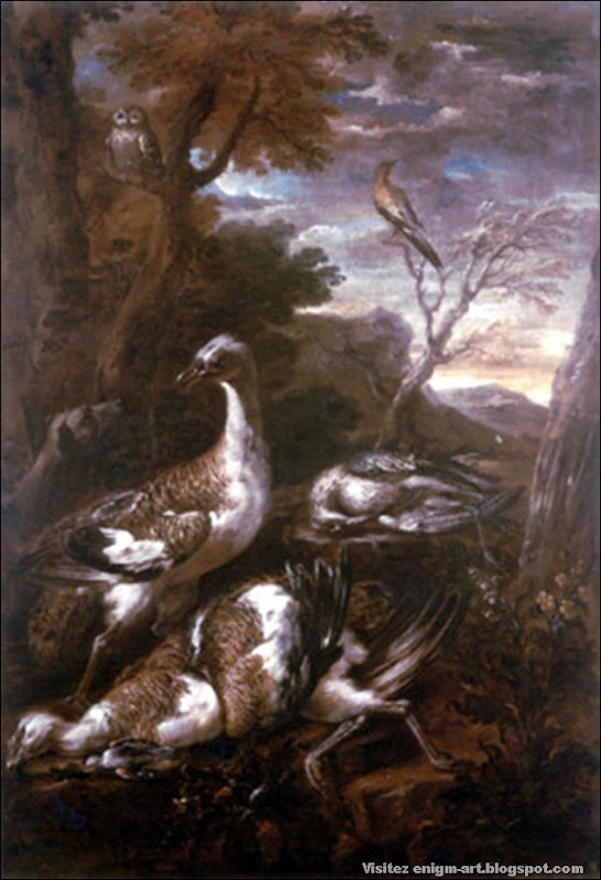 Felice Boselli, Gibier avec chouette, 1701 Felice Boselli, Gibier avec chouette, 1701
