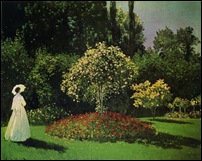 Claude Monet, Dame au jardin