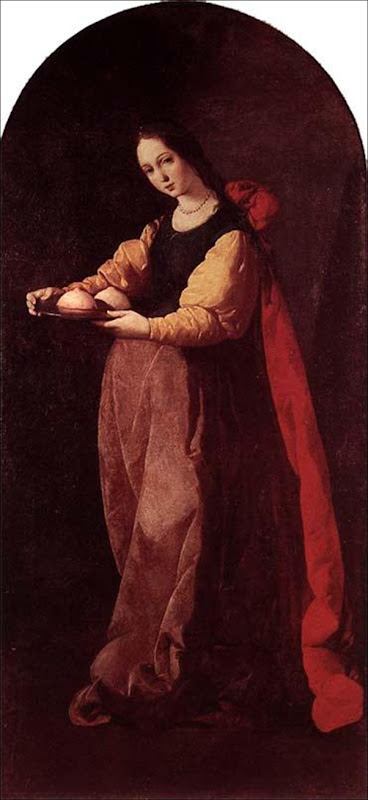 Zurbaran, St Agathe Zurbaran, St Agathe