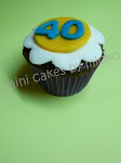 customised cupcake with age