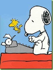 Snoopy-Writing