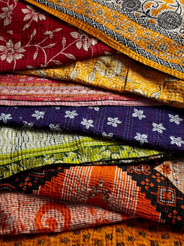 Single%20Kantha%20Vibrant Gilt HOME adds Kantha Quilts to their Home Collection