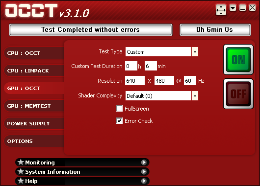 GPU_OCCT_NO_ERRORS