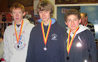 Eoin, Luke and Tomm - U15 Boys Team Silver