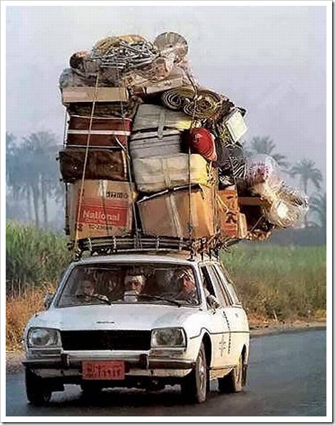 Funny Travel Car.
