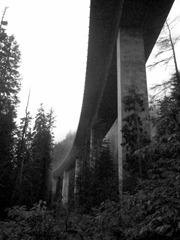 I-90 over the trail