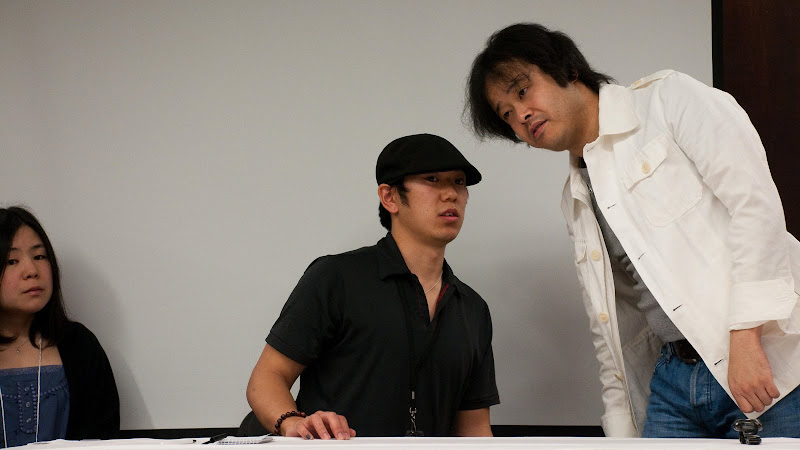 Anime North 2009: Nobuyuki Hiyama at the Sunday panel Anime North 2009: Nobuyuki Hiyama at the Sunday panel