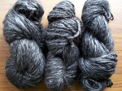 Beautiful black alpaca and silk