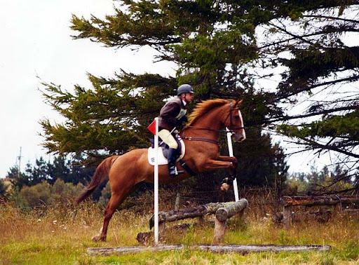 Oliver and Shannon Eventing at Dunedin Pony Club