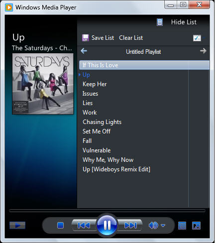 Windows 7 Media Player 12 Screenshoots