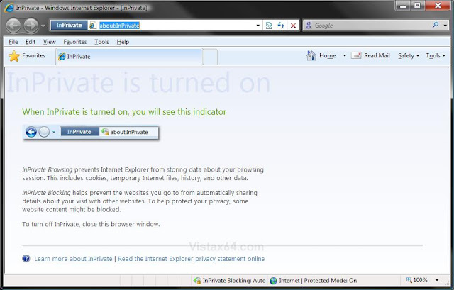InPrivate Browsing in Internet Explorer 8