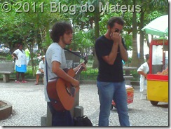 Músicos em Florianópolis, Praça da Figueira no Centro da cidade Músicos em Florianópolis, Praça da Figueira no Centro da cidade